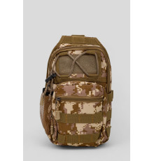 Сумка слінг чоловіча, колір бежевий, 244RA-926