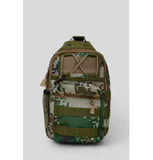 Сумка слінг чоловіча, колір хакі, 244RA-926