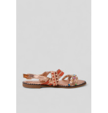 Босоніжки жіночі, колір золотистий, 244RTN19-4