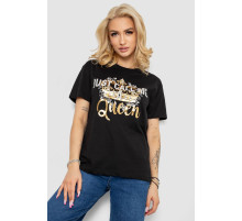 Футболка жіноча, колір чорний, 244R4612