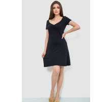 Сукня базова однотонна, колір чорний, 244R265