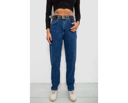 Джинсы женские MOM, цвет синий, 244R001123