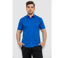 Рубашка мужская, цвет электрик, 214R7325