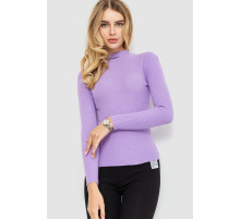 Водолазка женская трикотажная, цвет сиреневый, 204R035