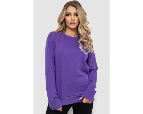 Свитшот женский, цвет фиолетовый, 238R57170