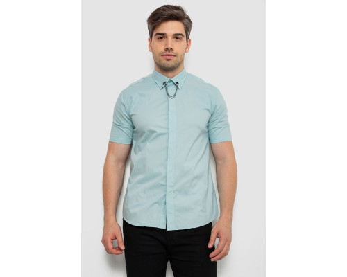 Сорочка чоловіча однотонна, колір оливковий, 214R6917-1