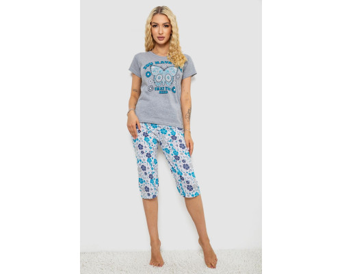 Пижама женская, цвет серый, 243R2528