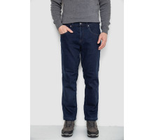 Джинси чоловічі утеплені на флісі, колір синій, 129R9834