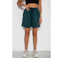 Шорты женские с принтом, цвет зеленый, 238R131