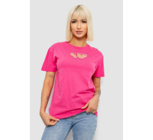 Футболка жіноча з принтом, колір рожевий, 244R2802