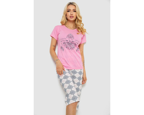 Пижама женская, цвет розовый, 243R2509