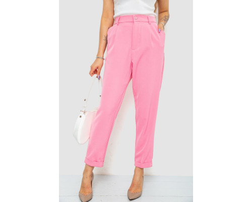 Брюки женские, цвет розовый, 244R260