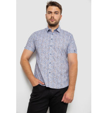 Рубашка мужская с принтом, цвет серый, 214R6917-8 Рубашка мужская с принтом, цвет серый, 214R6917-8