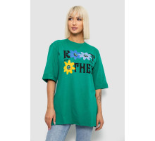 Футболка жіноча з принтом, колір зелений, 244R2803