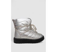 Дутики ж., цвет серебристо-черный, 248RFM100