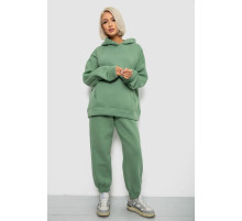 Спортивный костюм женский на флисе, цвет оливковый, 247R2011K