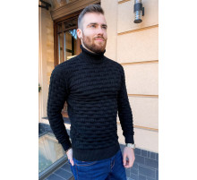 Свитер мужской, цвет черный, 161R602