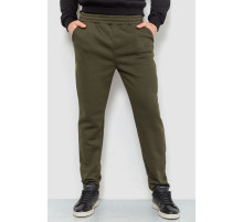 Спорт чоловічі штани на флісі, колір хакі, 238R56910