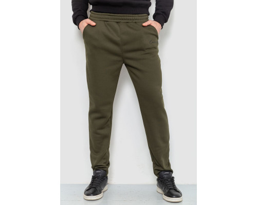Спорт чоловічі штани на флісі, колір хакі, 238R56910
