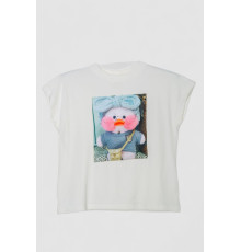 Костюм для дівчаток велюровий, колір білий, 102R1528