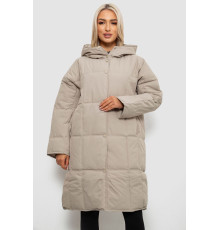 Куртка женская зимняя, цвет темно-бежевый, 244R8832