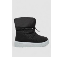 Дутики жіночі зимові на хутрі, колір чорно-сірий, 248RFM300