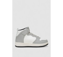 Кросівки чоловічі зимові на хутрі, колір біло-сірий, 248RCX698