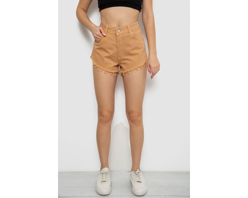 Шорты женские джинсовые, цвет бежевый, 182R1648S20