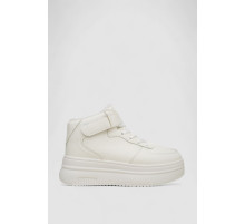 Кросівки жіночі зимові на хутрі, колір білий, 248RAM02