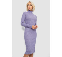 Платье повседневное утепленное, цвет сиреневый, 257R115