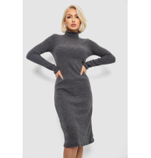 Сукня повсякденна утеплена, колір грифельний, 257R115 Сукня повсякденна утеплена, колір грифельний, 257R115