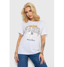 Футболка жіноча, колір білий, 244R4585