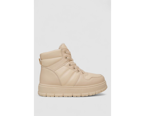 Кроссовки женские зимние, цвет бежевый, 248RBL2