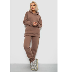 Спортивный костюм женский на флисе, цвет мокко, 247R2040
