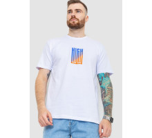 Футболка мужская батал, цвет белый, 208R018