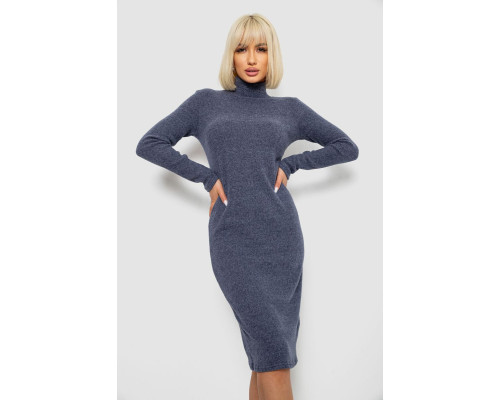 Сукня повсякденна утеплена, колір джинс, 257R115