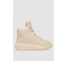 Кроссовки женские зимние на меху, цвет бежевый, 248RA2254