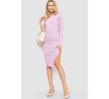Платье вязаное, цвет светло-розовый, 204R174