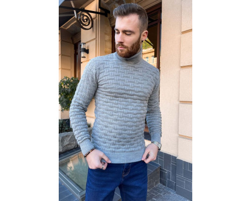 Светр чоловічий, колір сірий, 161R602