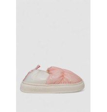 Капці жіночі домашні із задником, колір рожевий, 243R2927