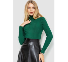 Гольф женский однотонный, цвет зеленый, 204R043