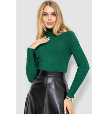 Гольф женский однотонный, цвет зеленый, 204R043