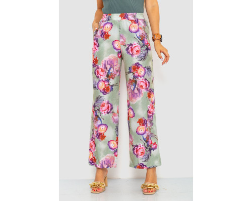 Брюки женские, цвет оливковый, 172R073