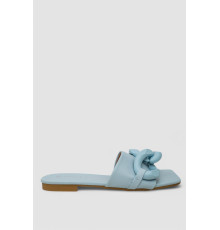 Шлепанцы женские, цвет голубой, 248RL165