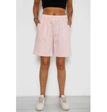Шорти жіночі однотонні, колір світло-рожевий, 238R57820 Шорти жіночі однотонні, колір світло-рожевий, 238R57820