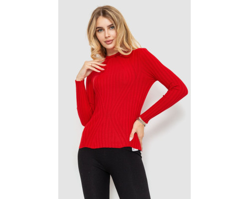 Гольф женский однотонный, цвет красный, 204R038