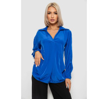 Блуза однотонная, цвет электрик, 230R1162