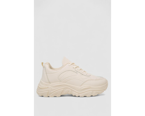 Кроссовки женские, цвет бежевый, 248RA80