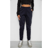 Спортивні штани жіночі на флісі, колір синій, 238R57013