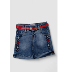 Шорти джинсовые детские, цвет синий, 247R1208